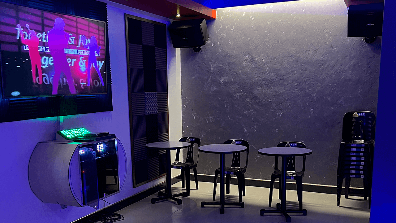 KTV Room 4 with comfortable seating and modern design